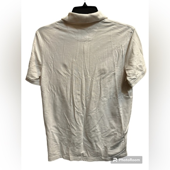 ♥️GEORGE Men’s White Small 34-38 Pique short sleeve collared Polo Uniform EUC - Picture 3 of 10